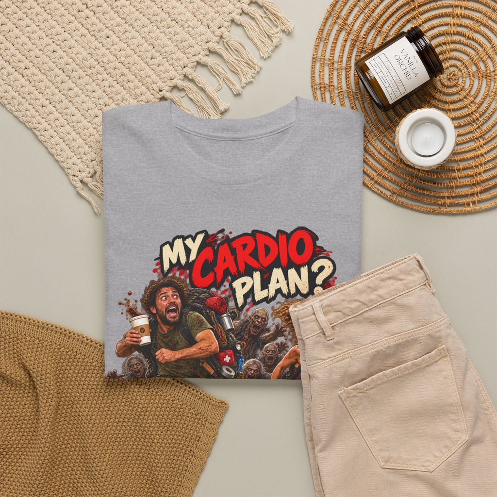 My Cardio Plan Running From Zombies Halloween T-Shirt