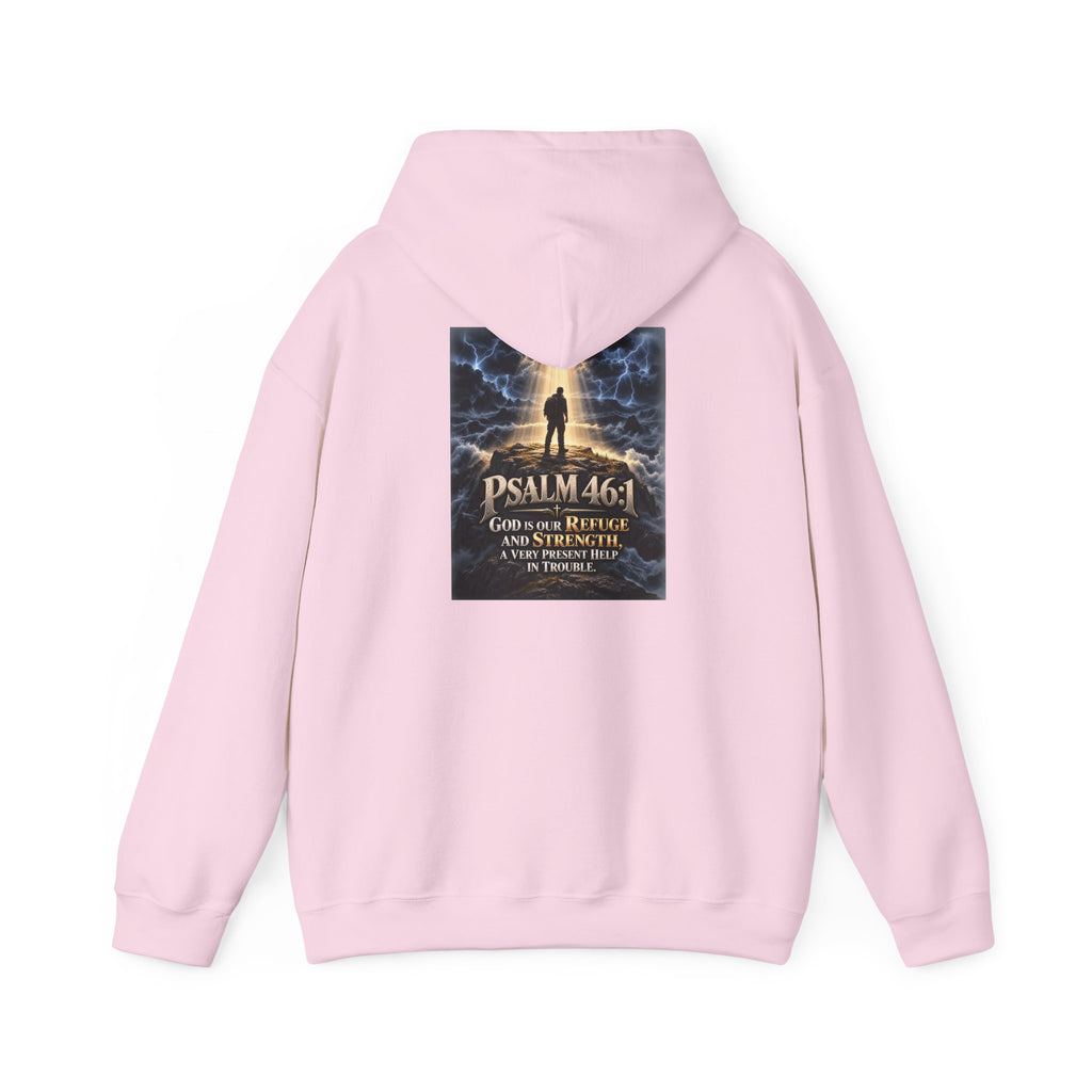 Psalm 46:1 Christian Bible Verse Hoodie