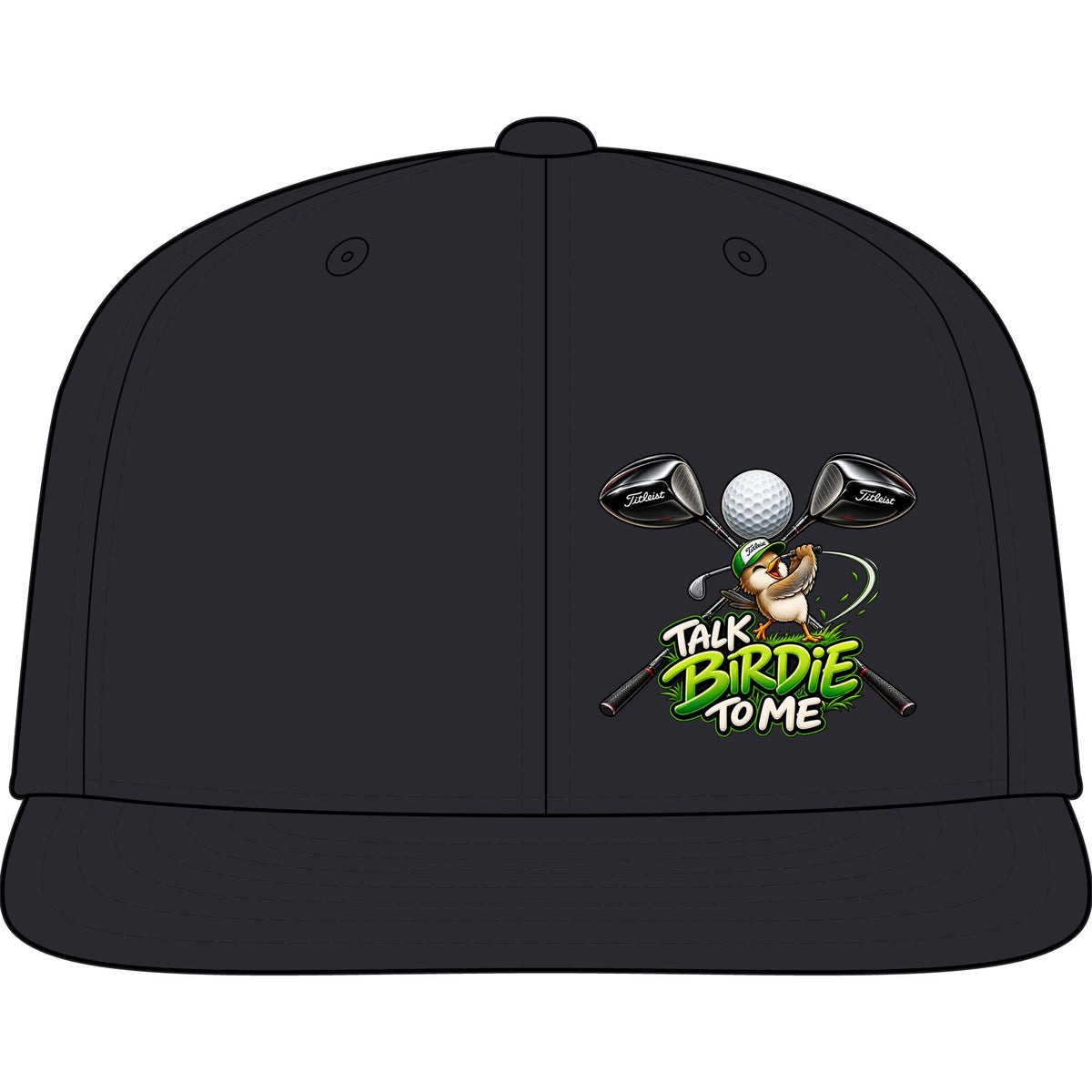 Talk Birdie to Me Golf Snapback Cap
