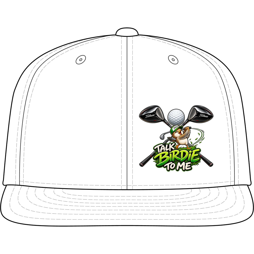 Talk Birdie to Me Golf Snapback Cap