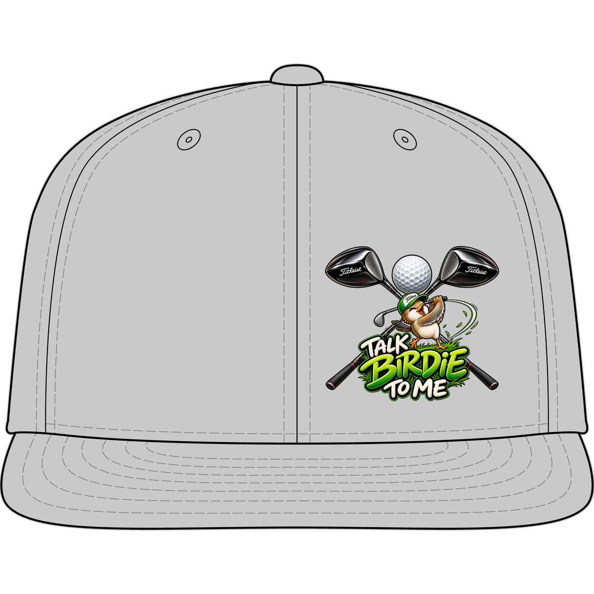 Talk Birdie to Me Golf Snapback Cap