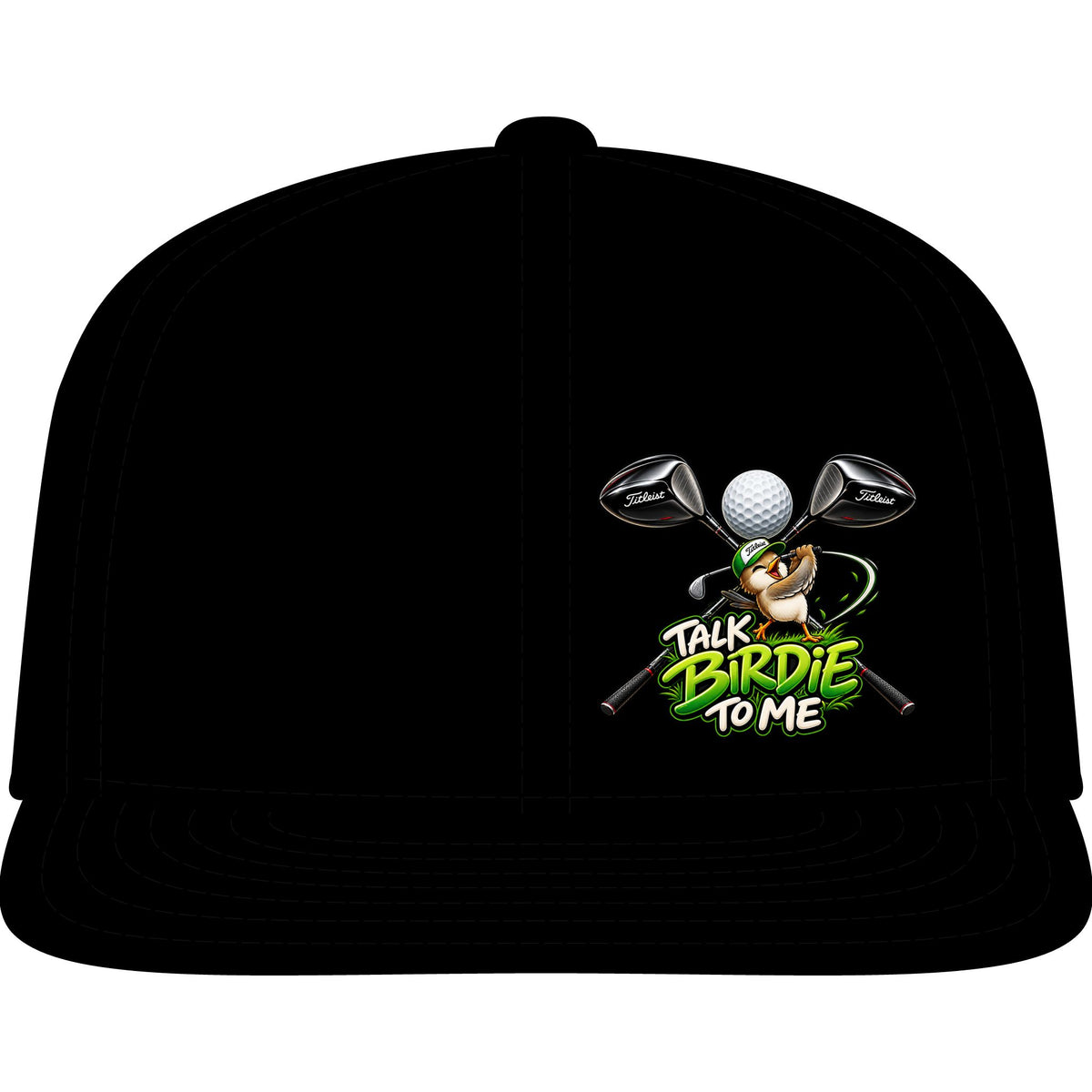 Talk Birdie to Me Golf Snapback Cap
