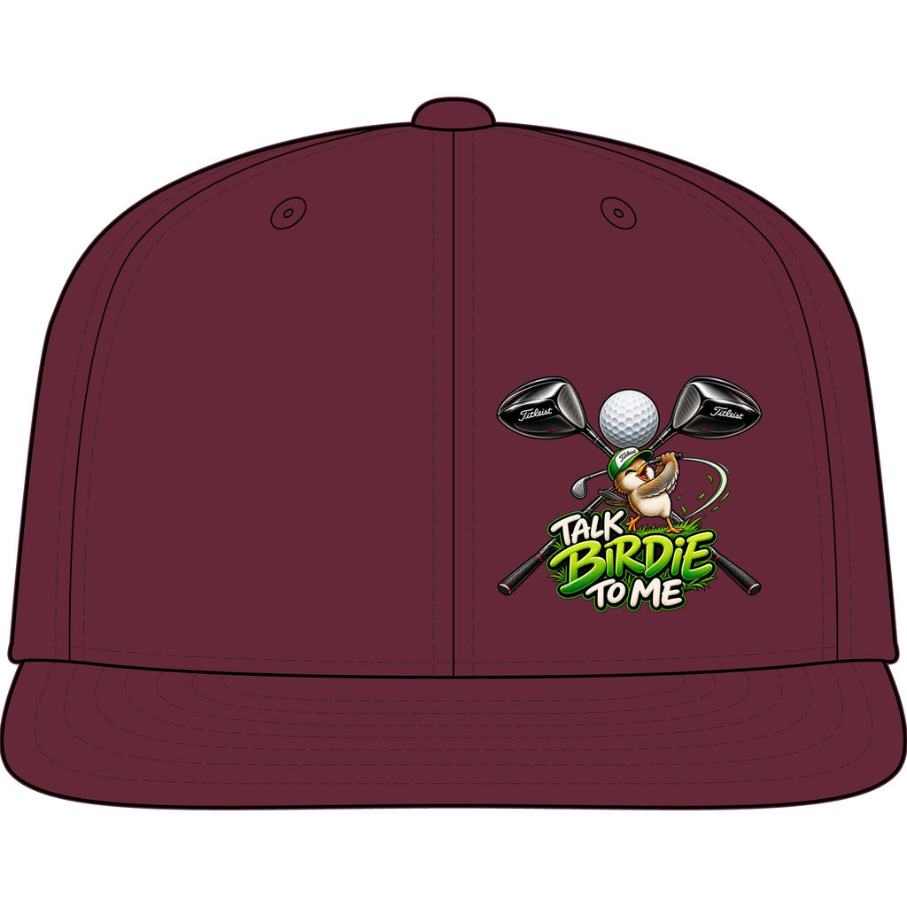 Talk Birdie to Me Golf Snapback Cap