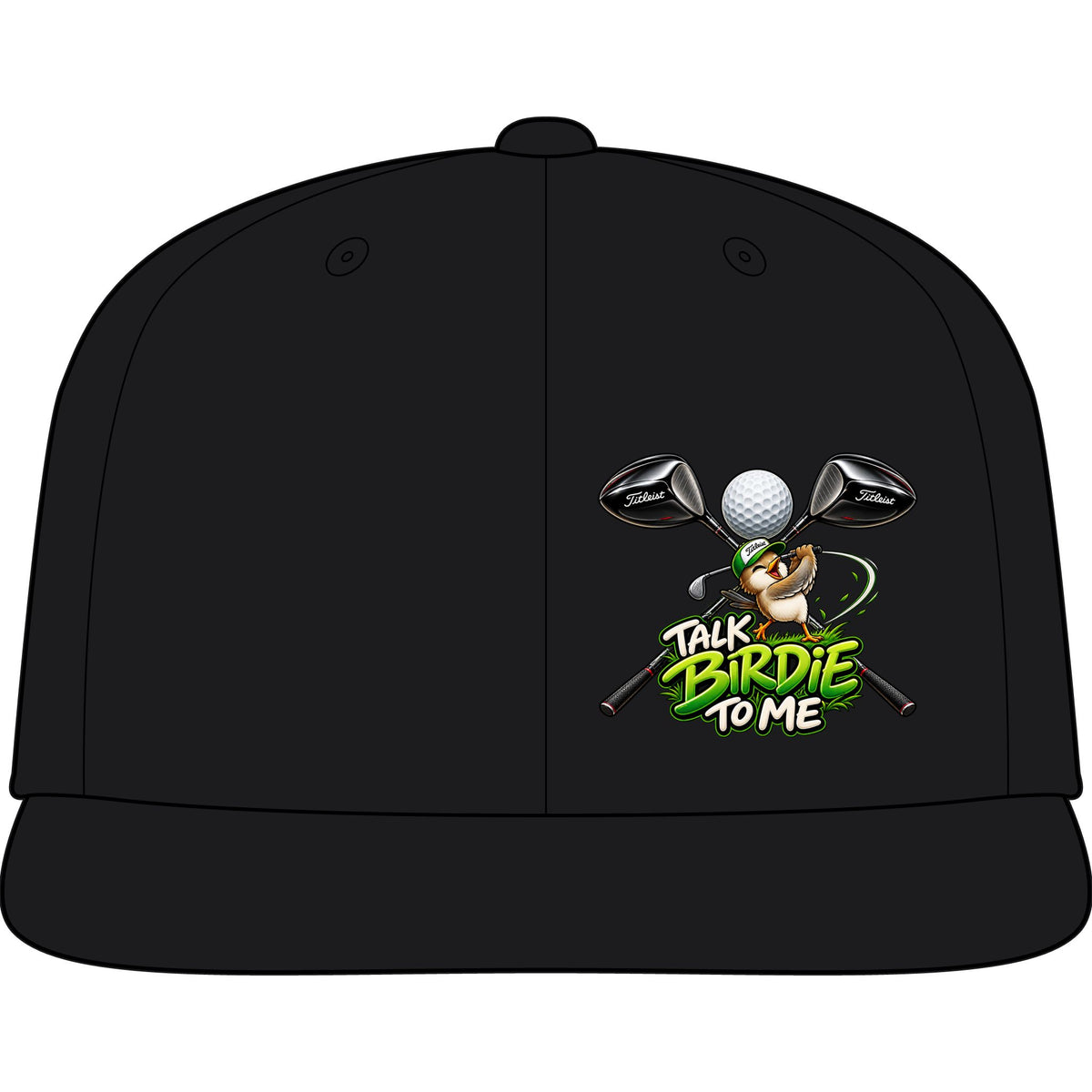 Talk Birdie to Me Golf Snapback Cap