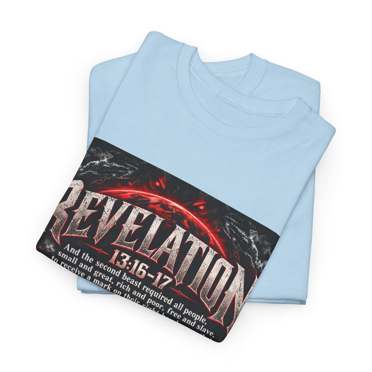 Revelation 13:16-17 Christian Apocalypse Graphic T-Shirt