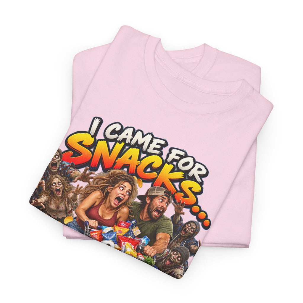I Came for Snacks Not the Apocalypse Funny Apocalypse T-Shirt