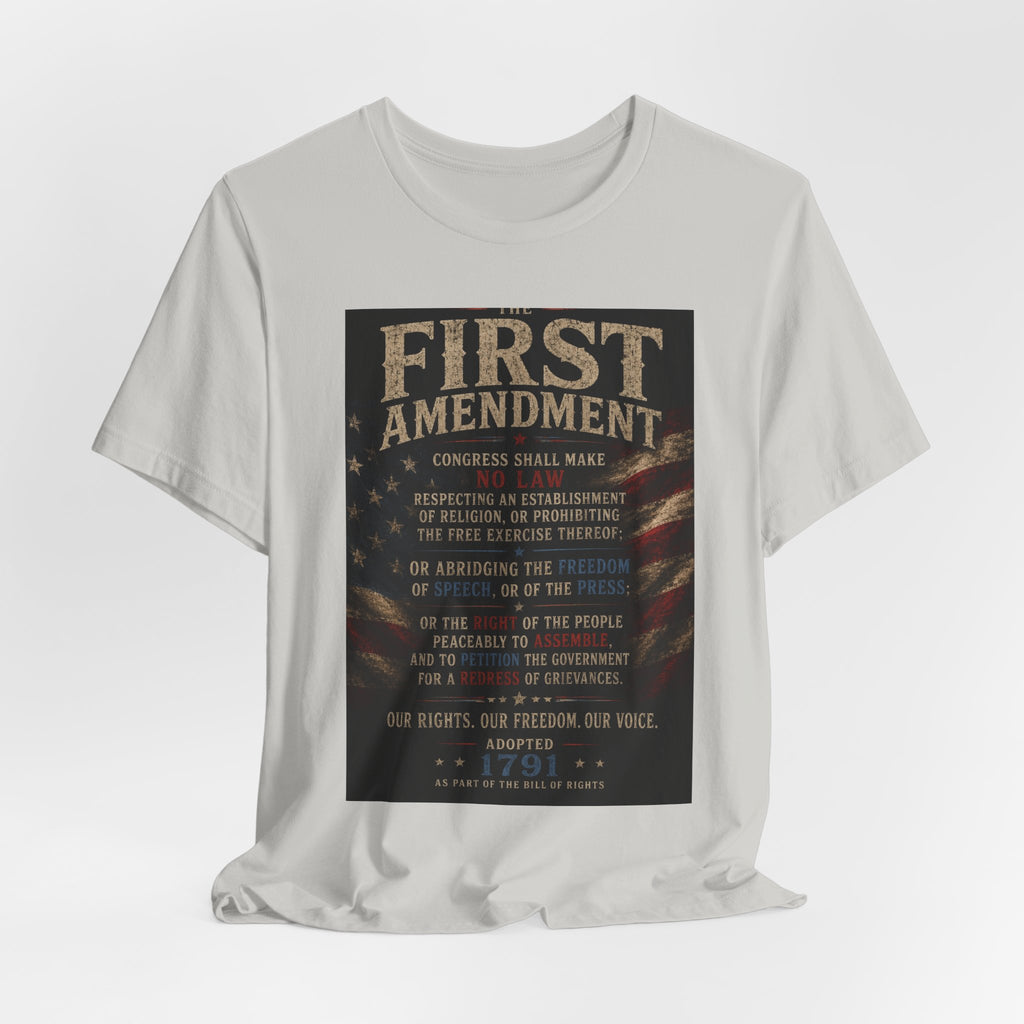 First Amendment Text Tee | Patriotic Constitution Shirt
