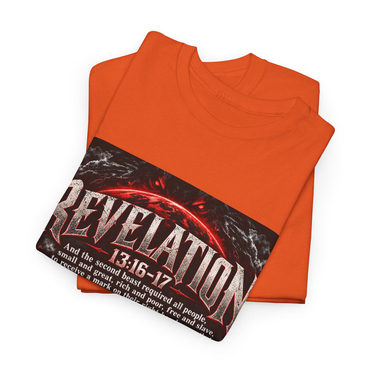 Revelation 13:16-17 Christian Apocalypse Graphic T-Shirt