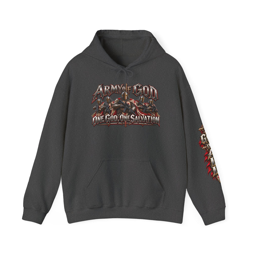Army of God Graphic Hoodie | One God, One Salvation