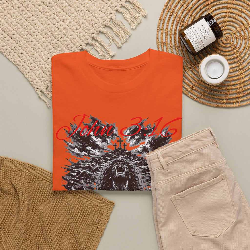 John 3:16 Jesus Christian Graphic T-Shirt