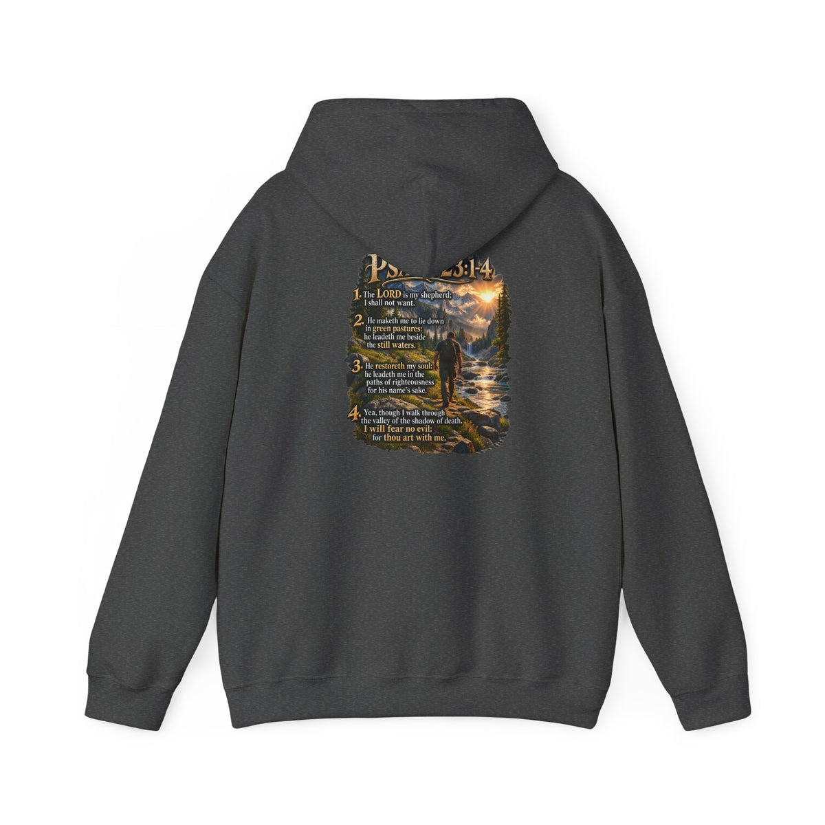 Christian Cross Scripture Hoodie