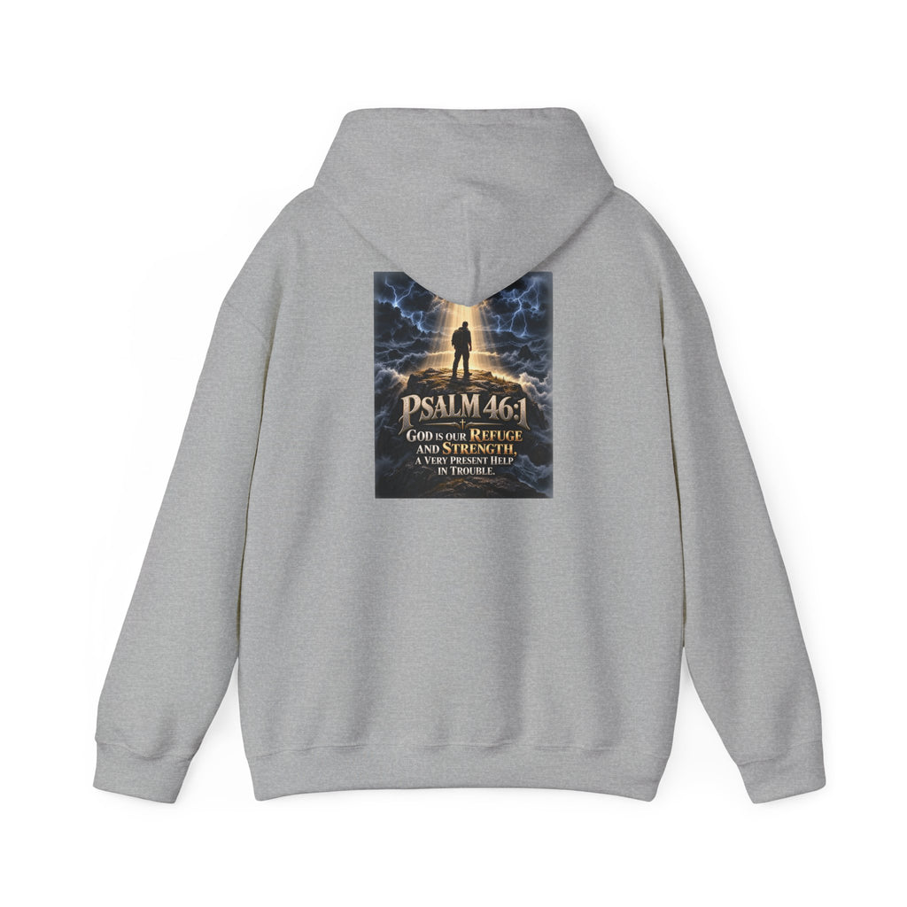 Psalm 46:1 Christian Bible Verse Hoodie