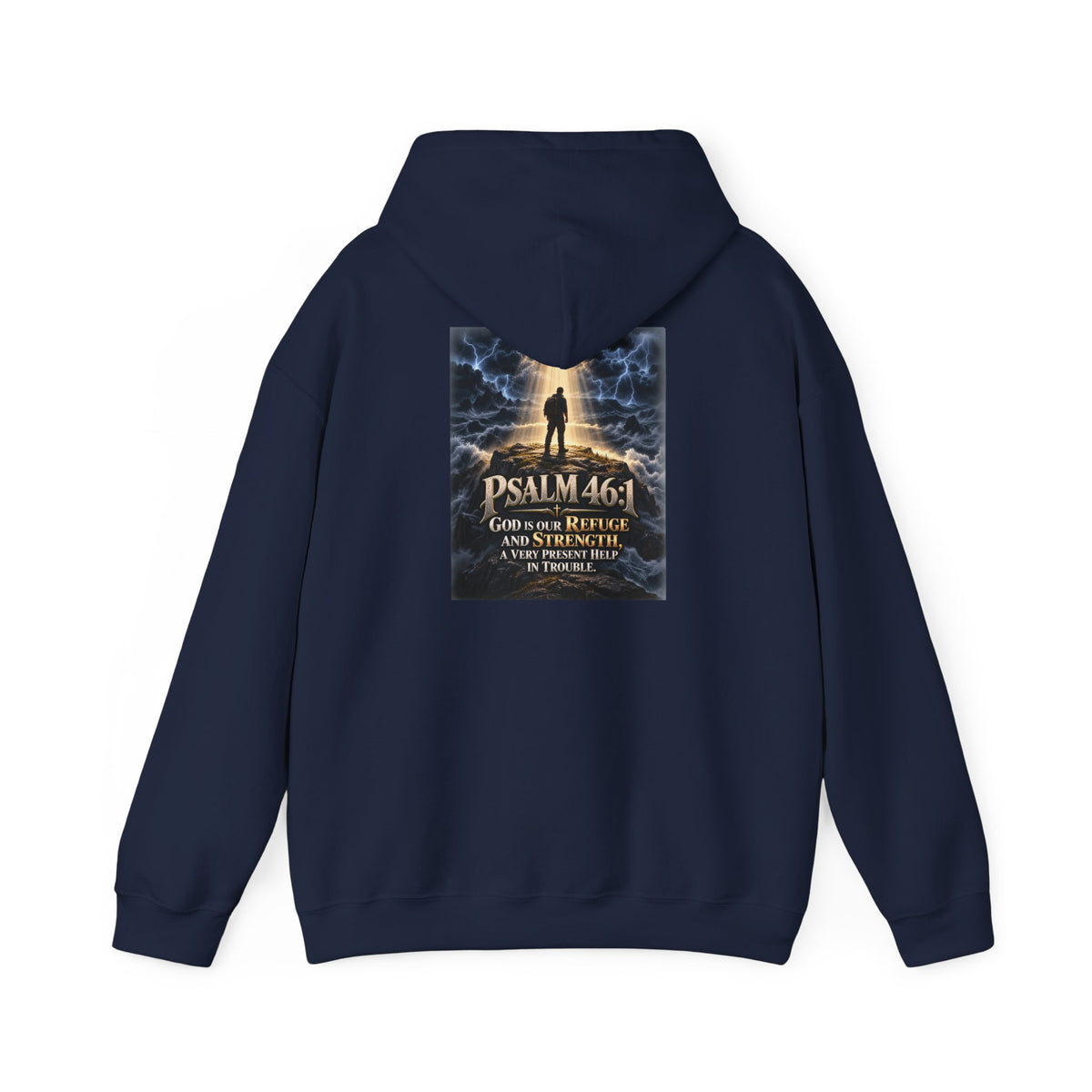 Psalm 46:1 Christian Bible Verse Hoodie