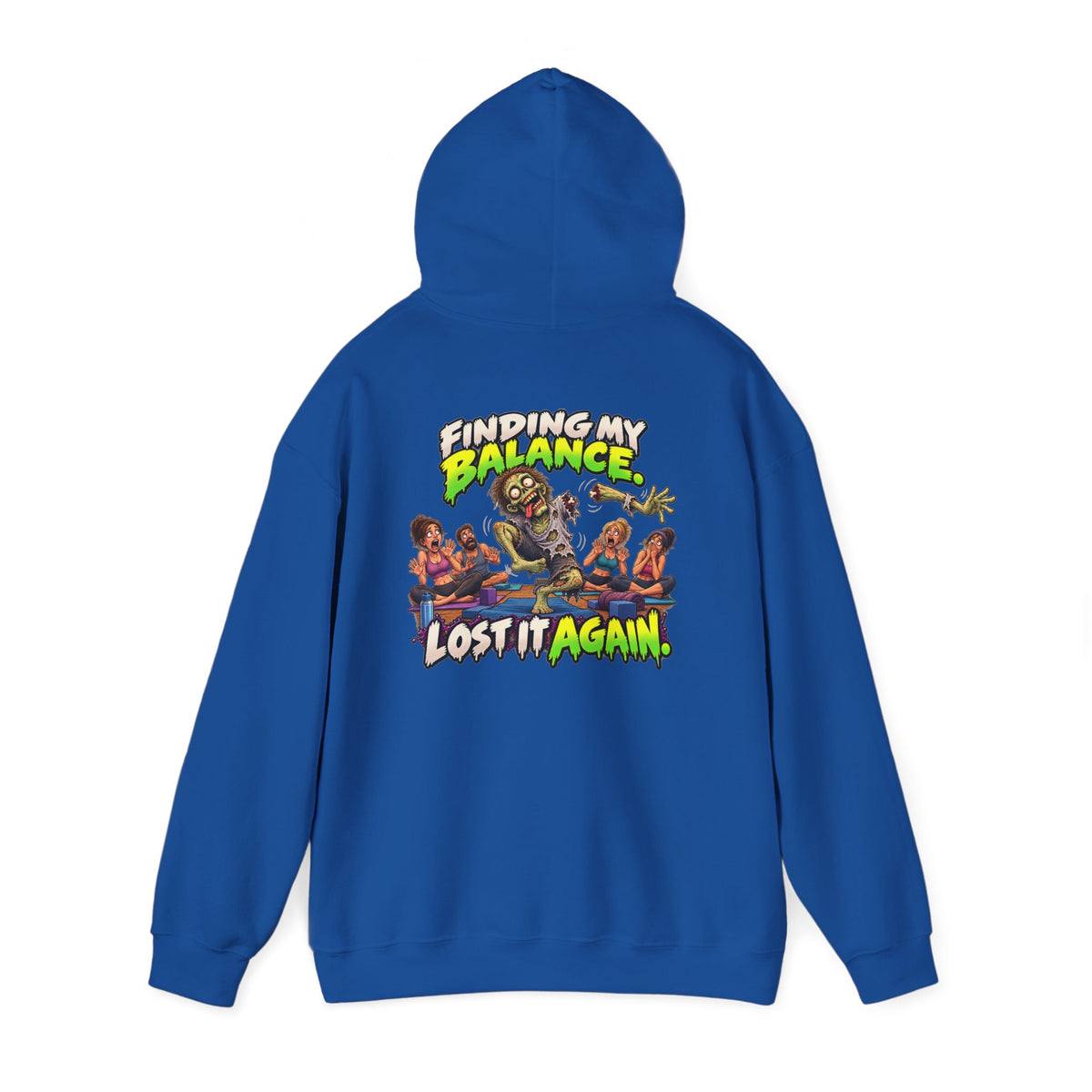 Finding My Balance — Officially Undead Zombie Hoodie