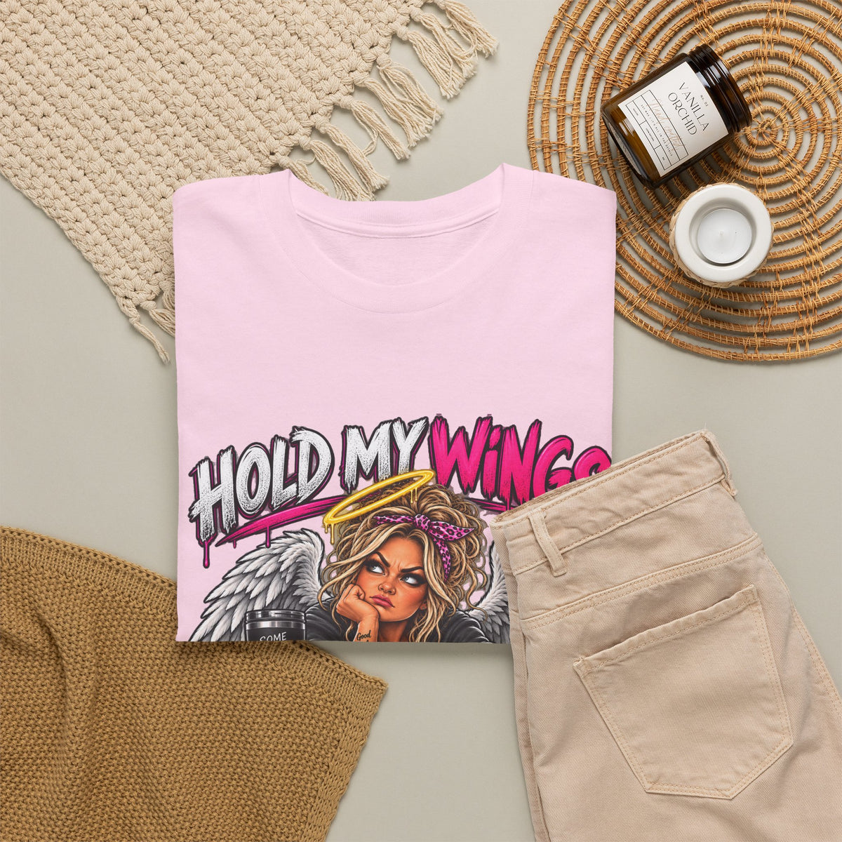 Hold My Wings Angel Graphic T-Shirt