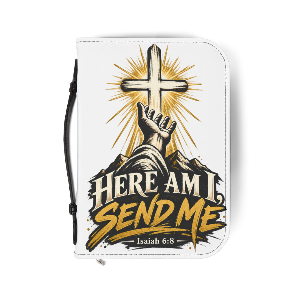 Isaiah 6:8 — Here Am I, Send Me Christian Bible Cover