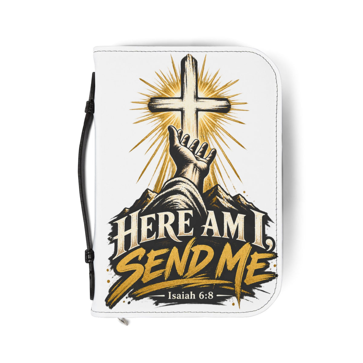 Isaiah 6:8 — Here Am I, Send Me Christian Bible Cover