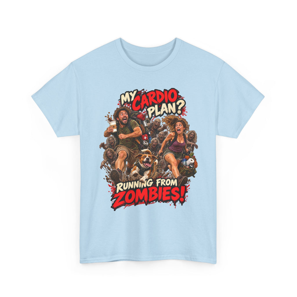 My Cardio Plan Running From Zombies Halloween T-Shirt