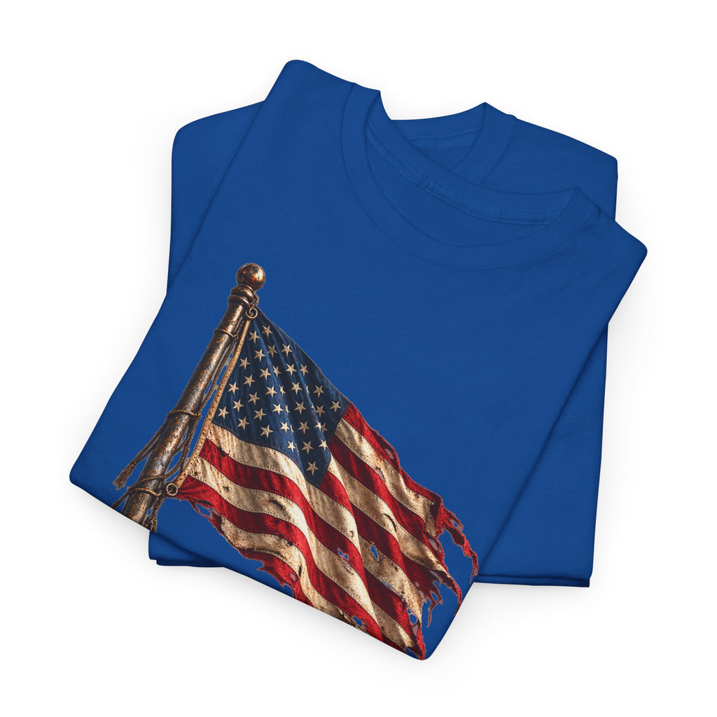 Still Standing American Flag T-Shirt