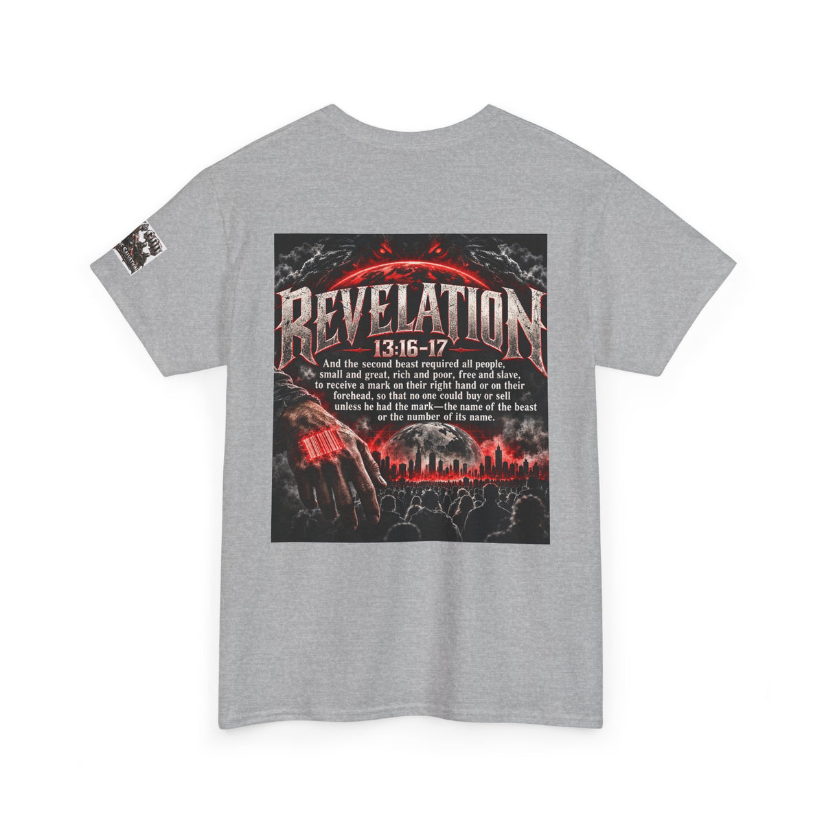 Revelation 13:16-17 Christian Faith Graphic Tee