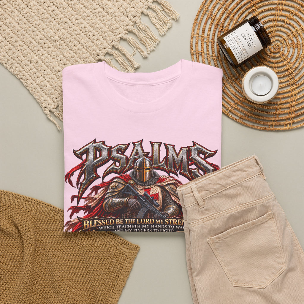 Psalm 144 Christian Warrior T-Shirt