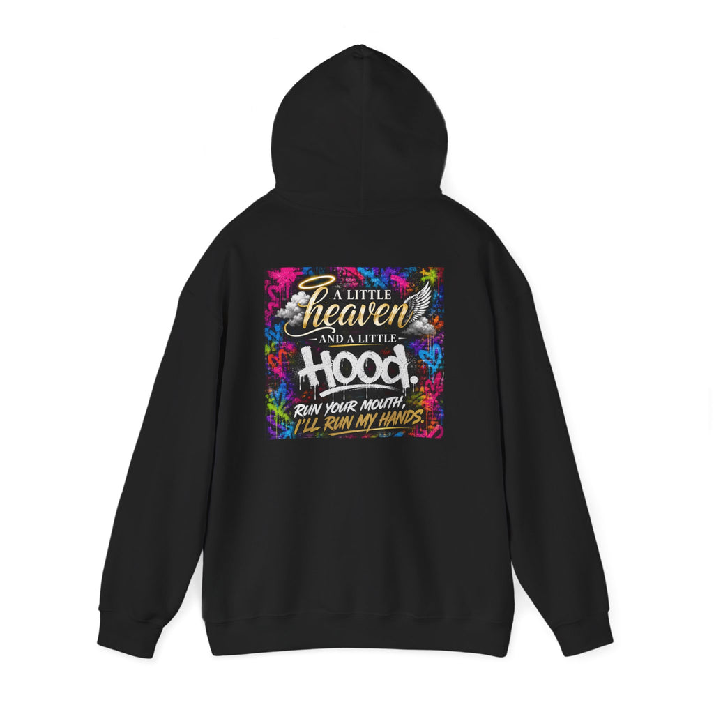 Christian in Progress hoodie | Faith graphic sweatshirt, colorful back print