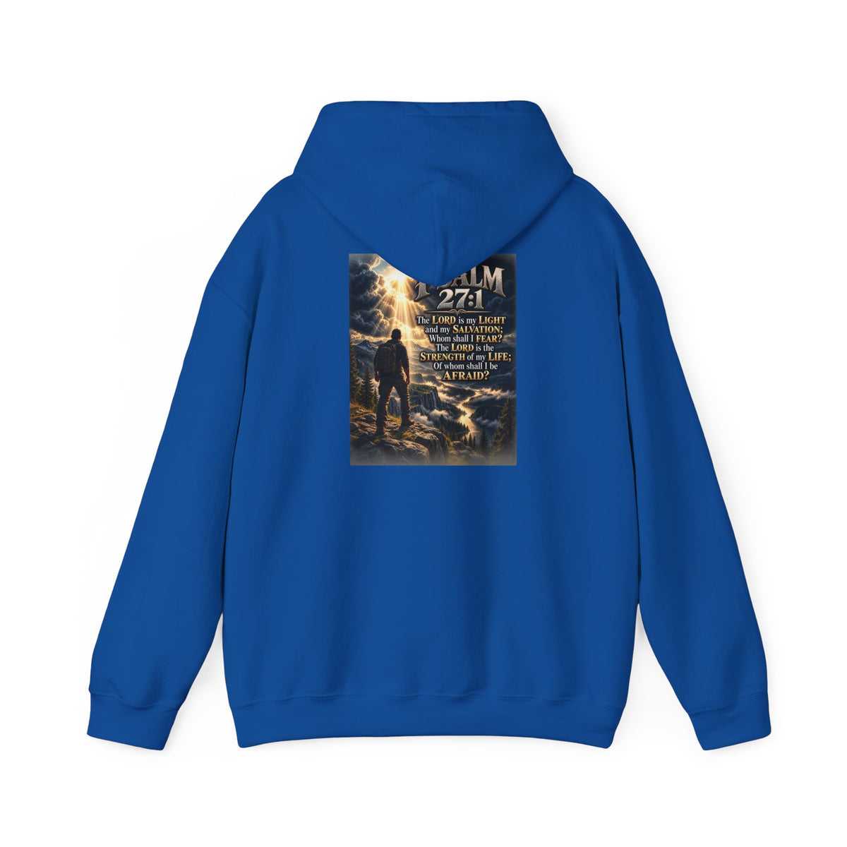 Psalm 27:1 The Lord Is My Light Christian Hoodie