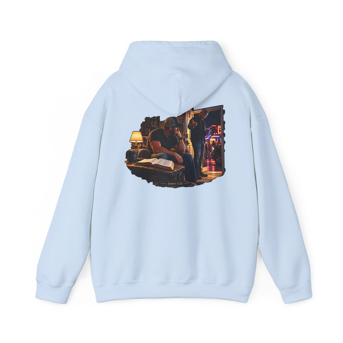 Faith at the Crossroads Christian Graphic Hoodie