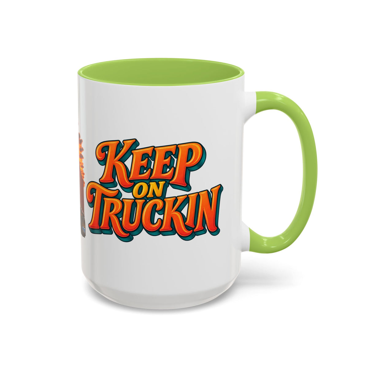 Keep On Truckin’ Semi-Truck 15oz Coffee Mug