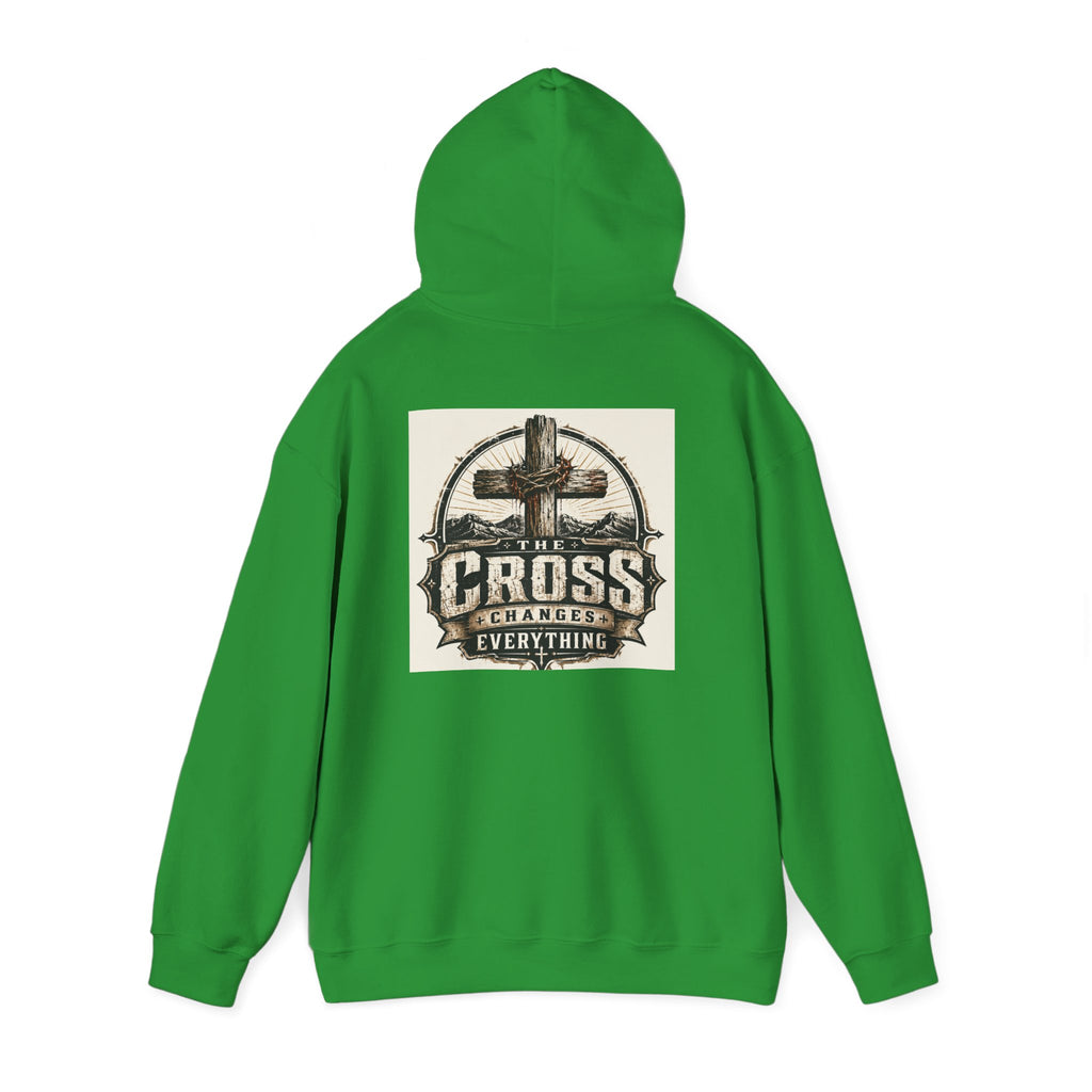 Christian In Progress Hoodie | Cross Changes Everything Christian Hoodie