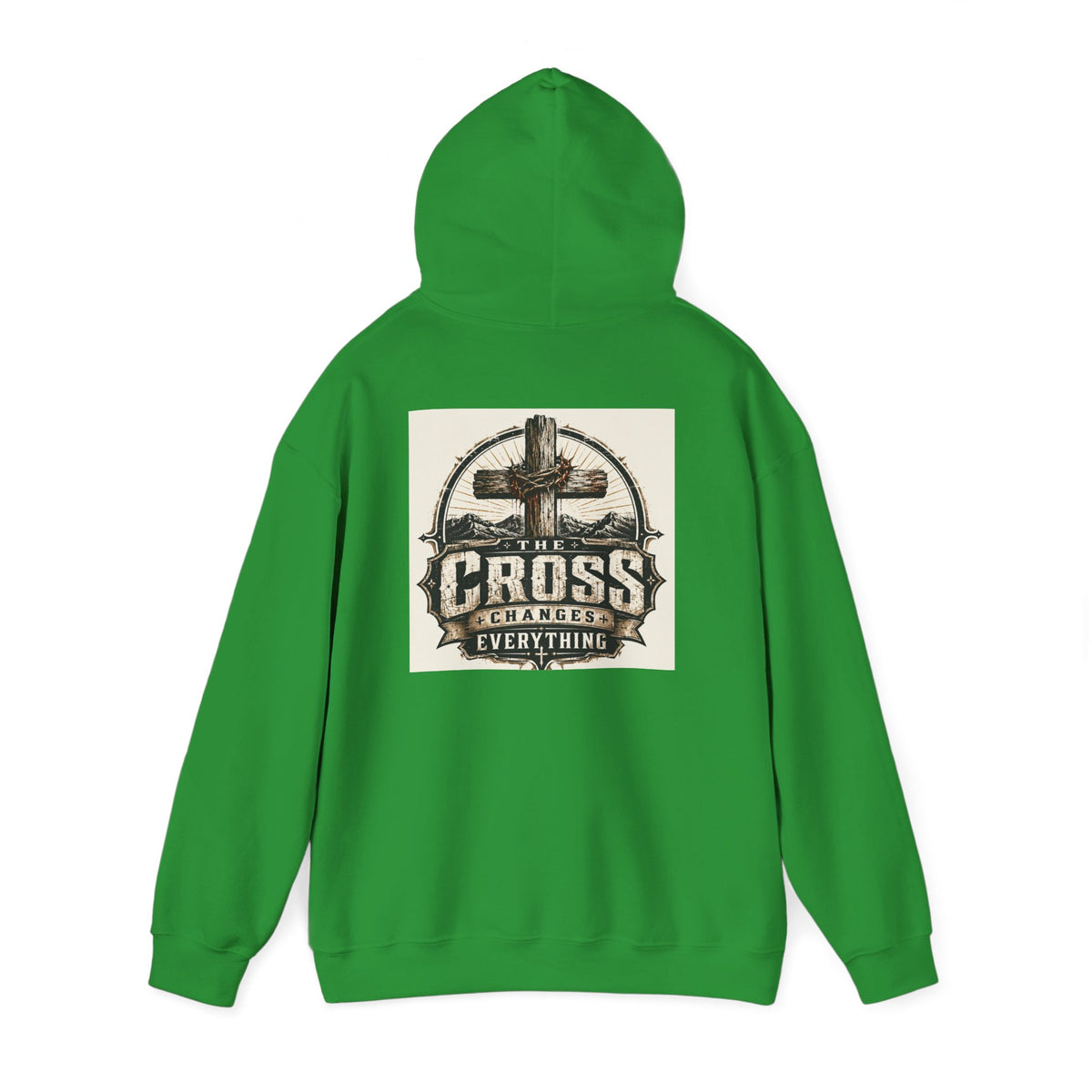 Christian In Progress Hoodie | Cross Changes Everything Christian Hoodie