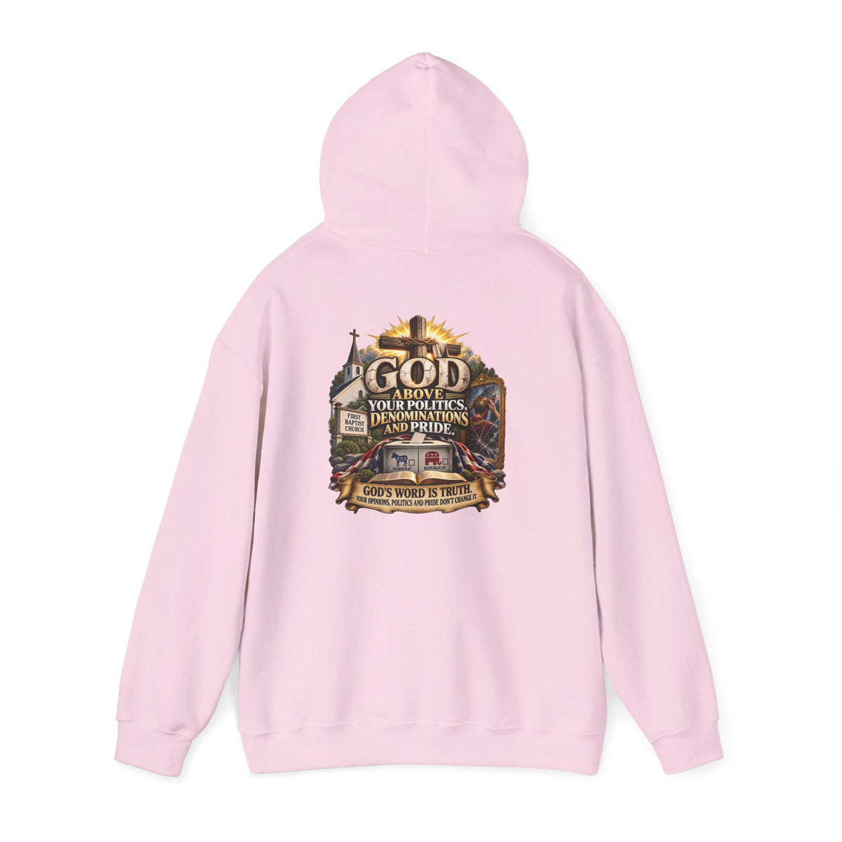We Follow Jesus Christian Faith Hoodie