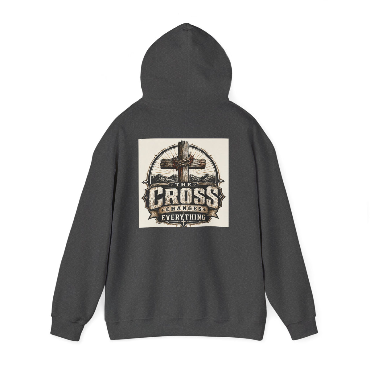 Christian In Progress Hoodie | Cross Changes Everything Christian Hoodie