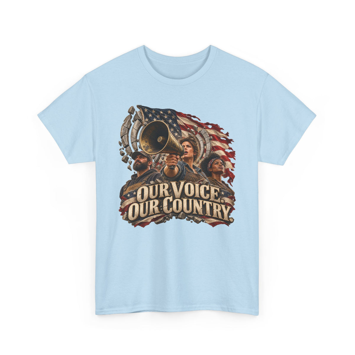 Our Voice Our Country Patriotic T-Shirt