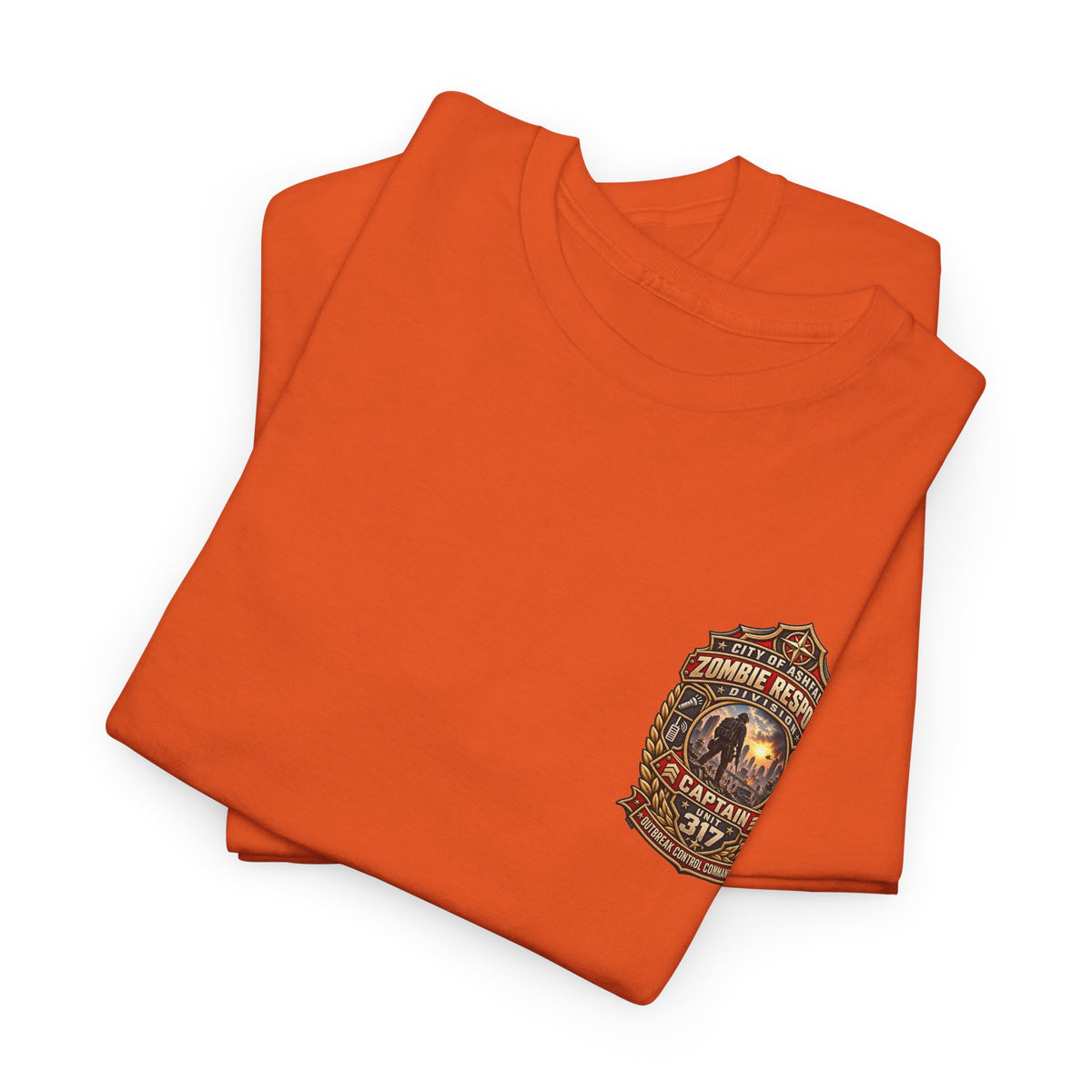 City of Asheville Zombie Response Captain 317 T-Shirt