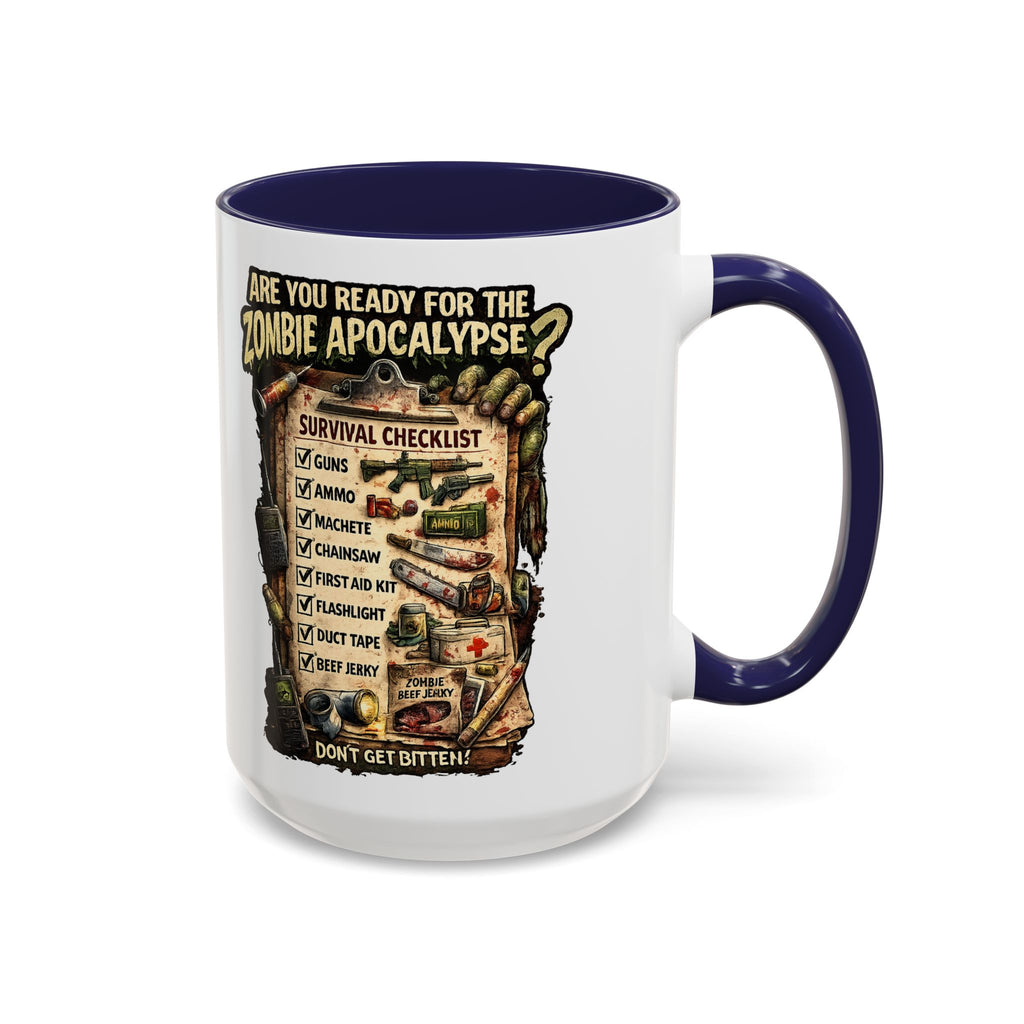 Zombie Apocalypse Survival Checklist Coffee Mug