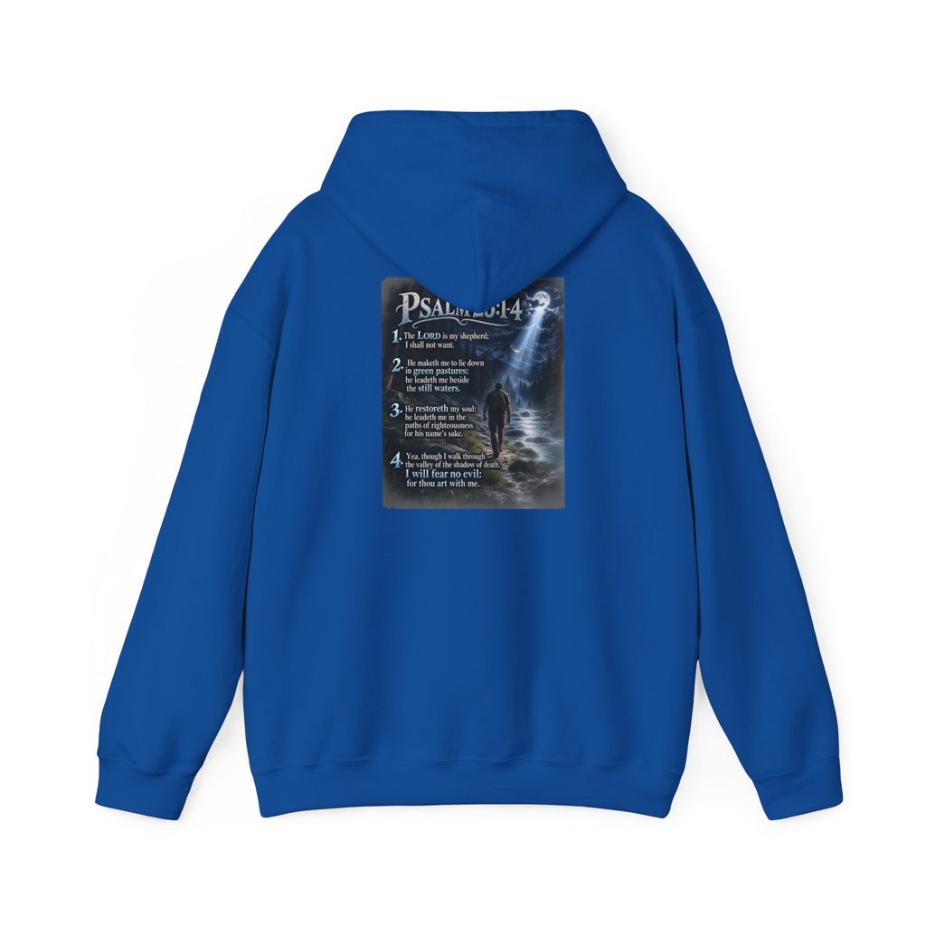 Psalm 23:1–4 Moonlit Scripture Hoodie