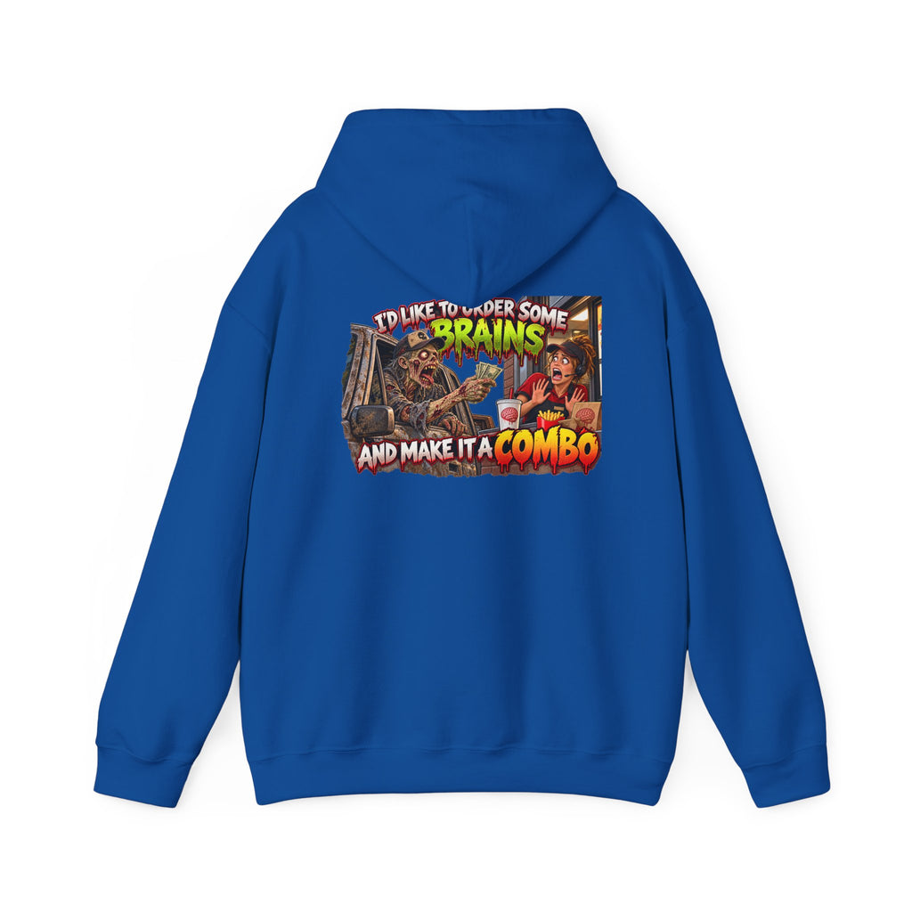 Brains Combo Meal — Officially Undead Zombie Hoodie