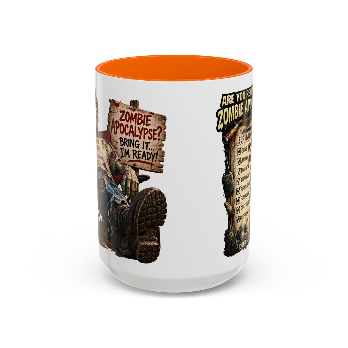 Zombie Apocalypse Survival Checklist Coffee Mug