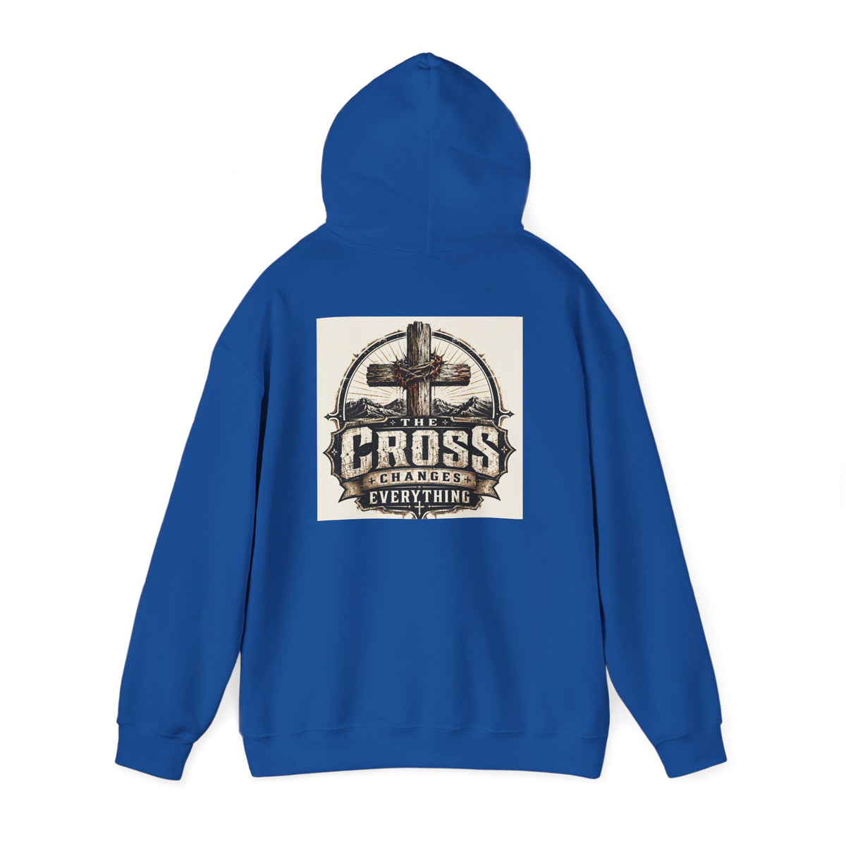 Christian In Progress Hoodie | Cross Changes Everything Christian Hoodie