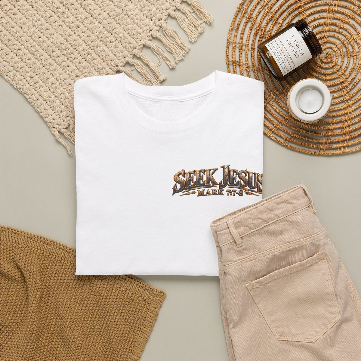 Ask and Seek Christian Scripture T-Shirt