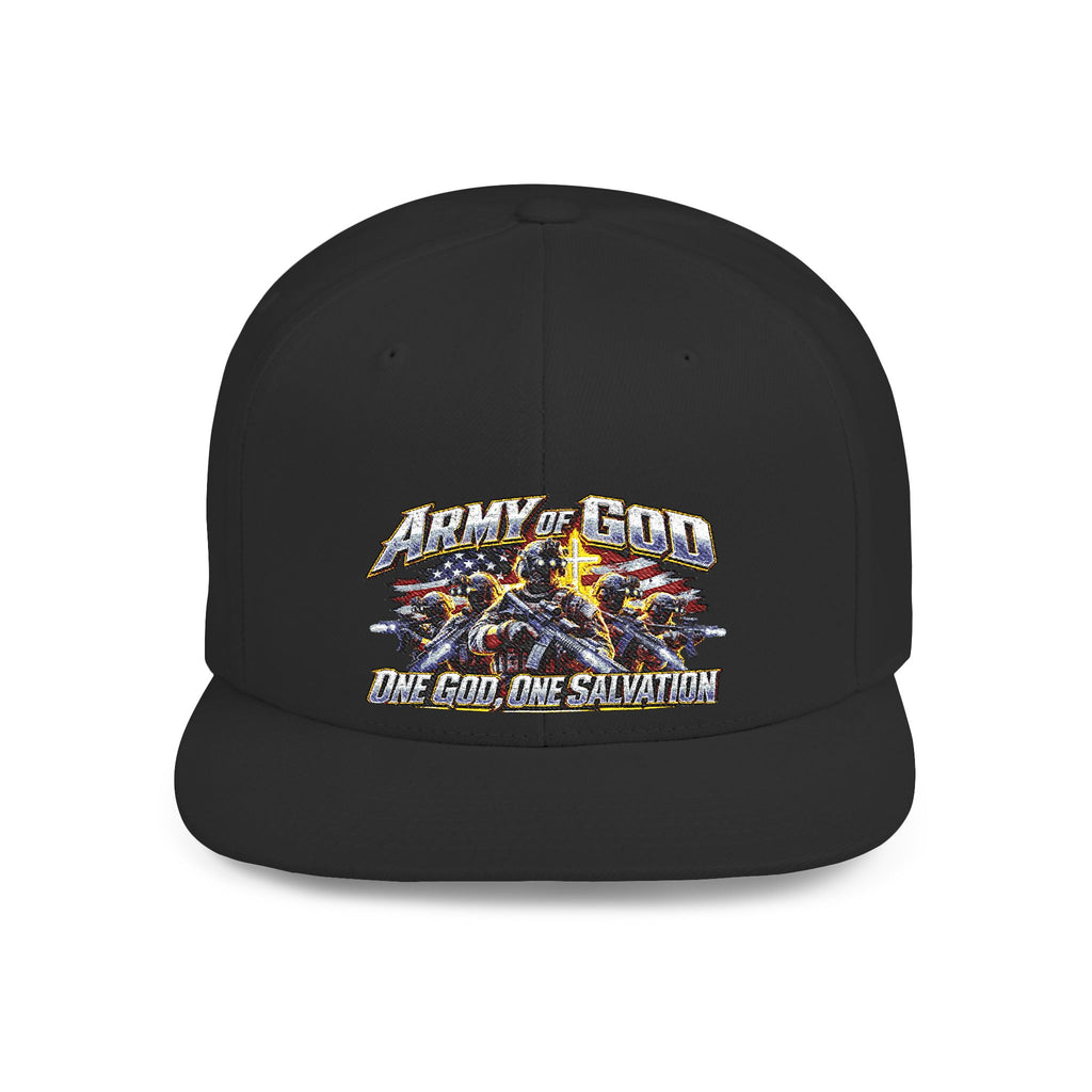 Army of God — One God One Salvation Flat Bill Snapback