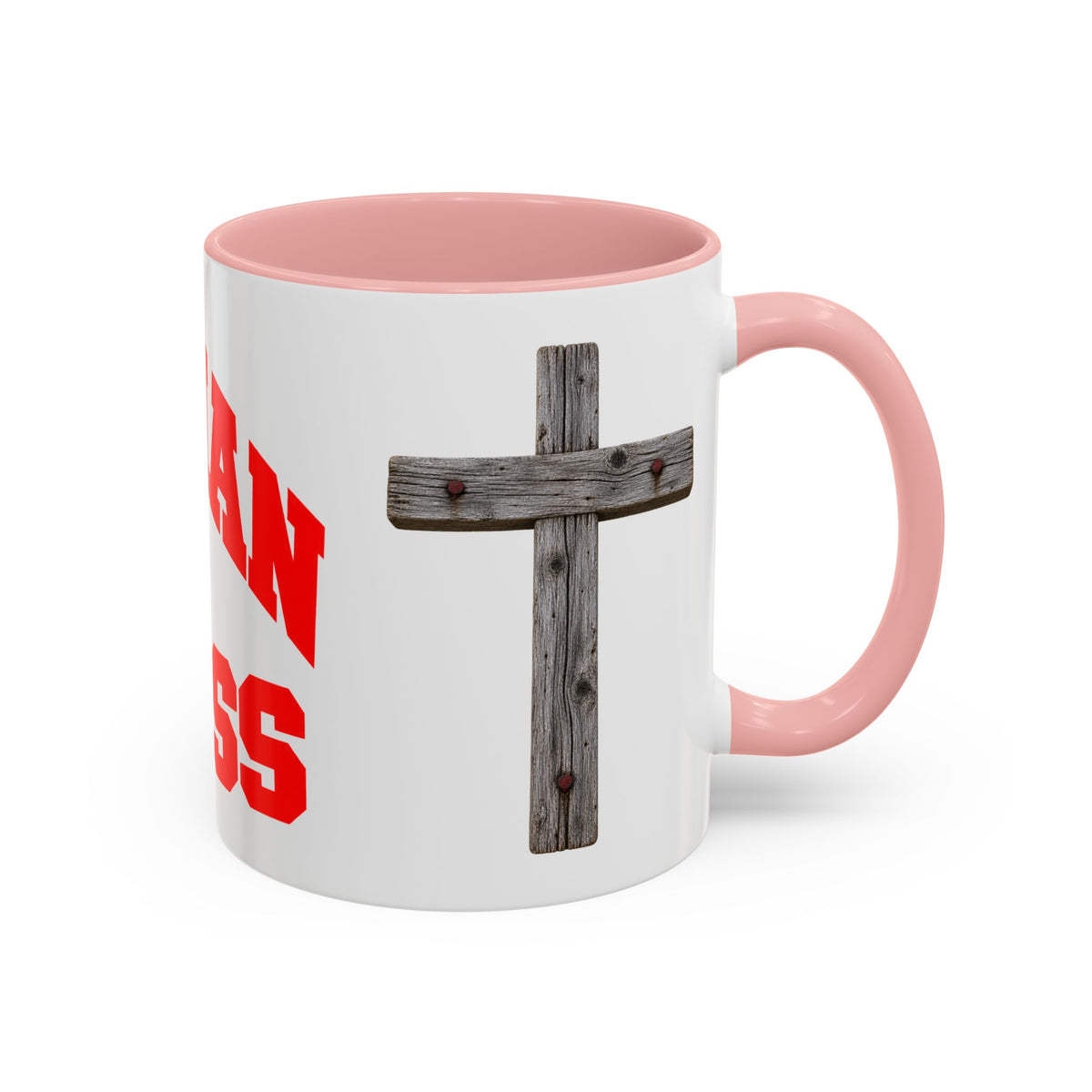Christian “Christian in Progress” Cross Coffee Mug