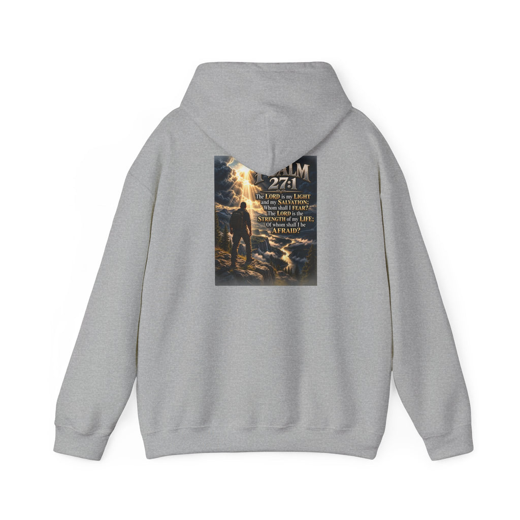 Psalm 27:1 The Lord Is My Light Christian Hoodie