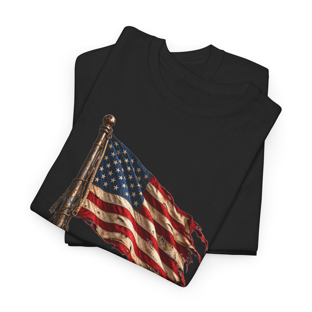 Still Standing American Flag T-Shirt
