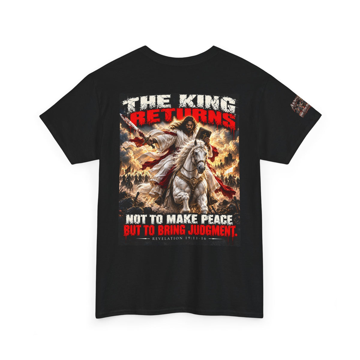 The King Returns Judgment Graphic Tee