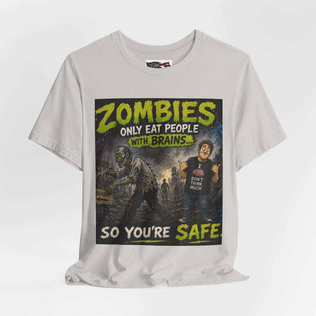 Zombies Only Eat People With Brains shirt | Funny Zombie T-Shirt, Horror Humor Tee