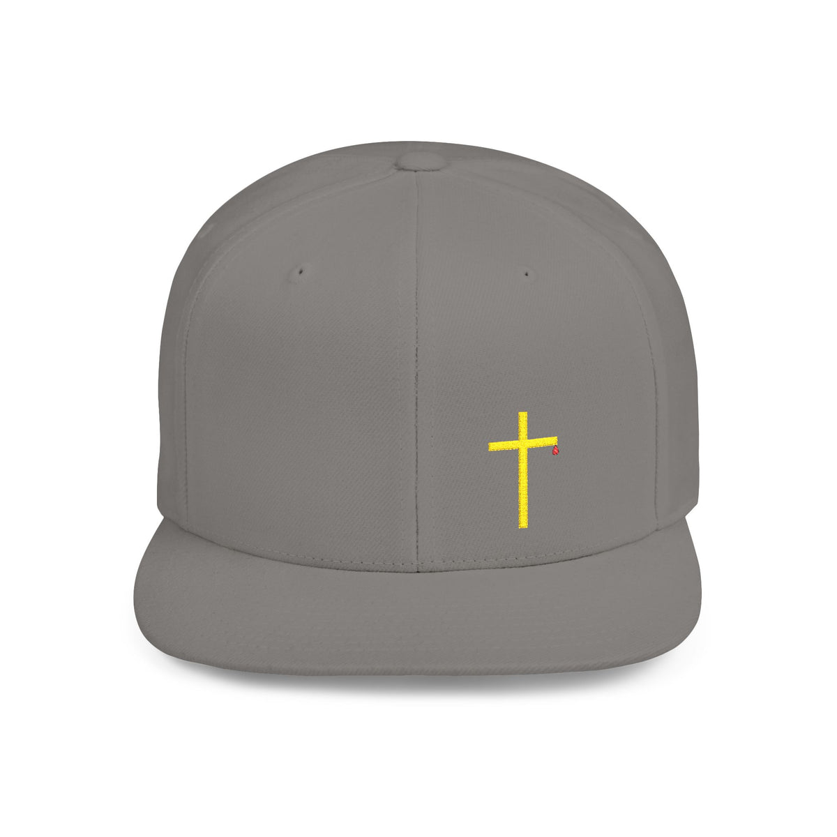 Christian Cross Flat Bill Snapback Hat