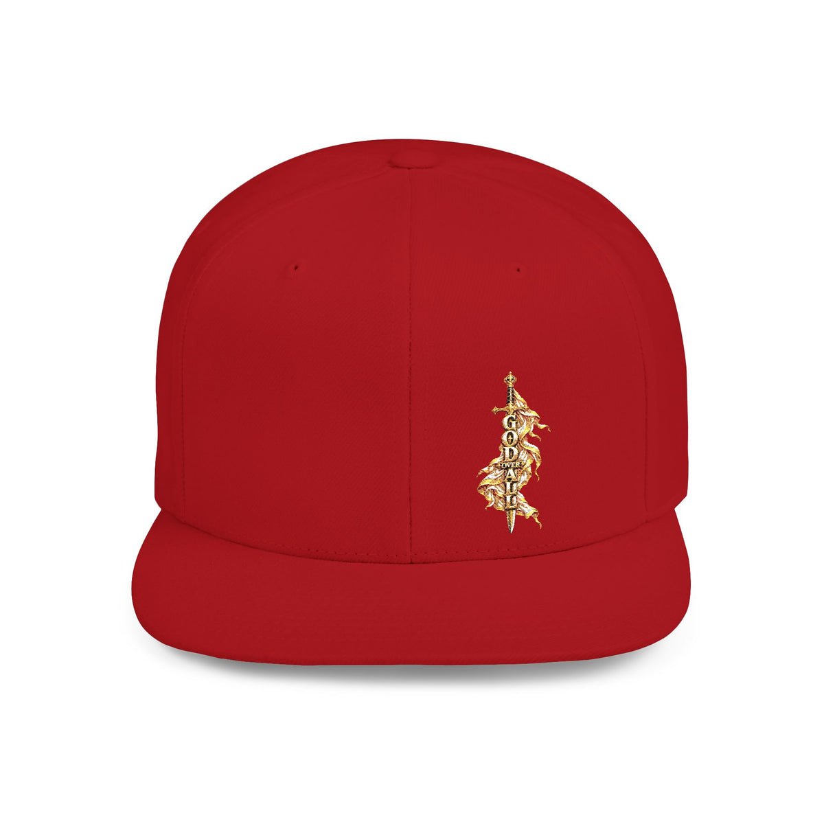Gold Floral Snapback Hat