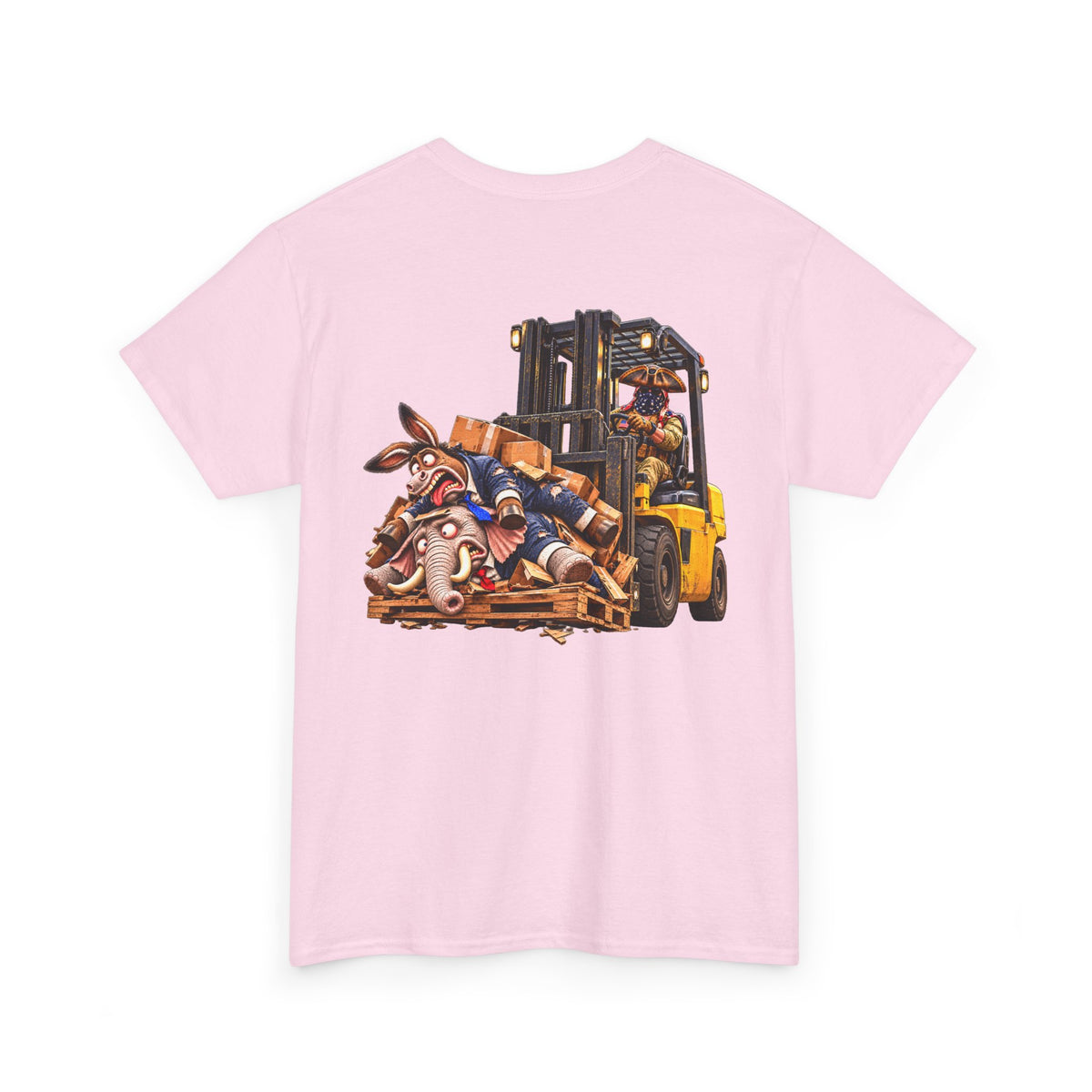 We the People Are Done — Forklift Political Satire T-Shirt